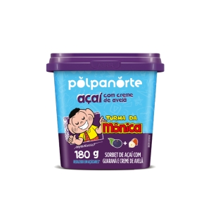 Açaí com creme de avelã